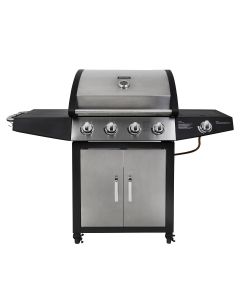 4 Burner Gas BBQ Stainless Steel with Sider Burner & Cover